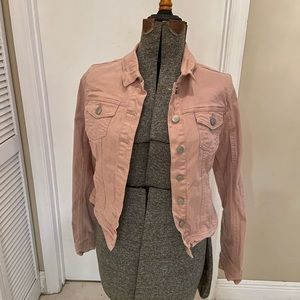 American rag dusty pink jean jacket